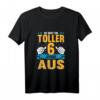 Kinder T-Shirt für den 6. Geburtstag - Lustiges Motiv für Tochter, Sohn, Enkelin & Enkel zum Geburtstag