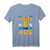Kinder T-Shirt für den 6. Geburtstag - Lustiges Motiv für Tochter, Sohn, Enkelin & Enkel zum Geburtstag