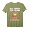Halb Mensch Halb Bärchen Ich bin ein Märchen Teddybär T-Shirt – Süßes Geschenk für Kinder zu Weihnachten, Valentinstag & Hochzeitstag