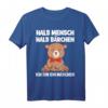 Halb Mensch Halb Bärchen Ich bin ein Märchen Teddybär T-Shirt – Süßes Geschenk für Kinder zu Weihnachten, Valentinstag & Hochzeitstag