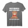 Halb Mensch Halb Bärchen Ich bin ein Märchen Teddybär T-Shirt – Süßes Geschenk für Kinder zu Weihnachten, Valentinstag & Hochzeitstag