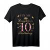 Es ist der 10. Geburtstag meiner Tochter T-Shirt – Klassisches Geburtstagsshirt für Kindergeburtstag, perfekt für die Feier