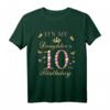 Es ist der 10. Geburtstag meiner Tochter T-Shirt – Klassisches Geburtstagsshirt für Kindergeburtstag, perfekt für die Feier
