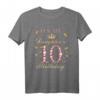 Es ist der 10. Geburtstag meiner Tochter T-Shirt – Klassisches Geburtstagsshirt für Kindergeburtstag, perfekt für die Feier