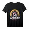 Kinder Schulkind 2022 Schulanfang Regenbogen Einschulung Mädchen T-Shirt – Perfektes Geschenk für den ersten Schultag & Schulstartoutfit