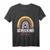 Kinder Schulkind 2022 Schulanfang Regenbogen Einschulung Mädchen T-Shirt – Perfektes Geschenk für den ersten Schultag & Schulstartoutfit