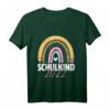 Kinder Schulkind 2022 Schulanfang Regenbogen Einschulung Mädchen T-Shirt – Perfektes Geschenk für den ersten Schultag & Schulstartoutfit