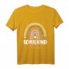 Kinder Schulkind 2022 Schulanfang Regenbogen Einschulung Mädchen T-Shirt – Perfektes Geschenk für den ersten Schultag & Schulstartoutfit
