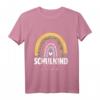 Kinder Schulkind 2022 Schulanfang Regenbogen Einschulung Mädchen T-Shirt – Perfektes Geschenk für den ersten Schultag & Schulstartoutfit