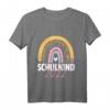 Kinder Schulkind 2022 Schulanfang Regenbogen Einschulung Mädchen T-Shirt – Perfektes Geschenk für den ersten Schultag & Schulstartoutfit