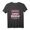 Michelle Name Lustiges Königin Shirt mit Krone - Geschenkidee für Frauen, Mutter, Tante, Schwester & mehr zum Geburtstag, Weihnachten & Party