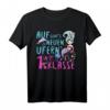 Auf zu neuen Ufern Meerjungfrau Delfin T-Shirt – Lustiges Schulstart Geschenk für Schulkind, Kindergartenabschied & Geburtstagsfeier