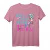 Auf zu neuen Ufern Meerjungfrau Delfin T-Shirt – Lustiges Schulstart Geschenk für Schulkind, Kindergartenabschied & Geburtstagsfeier