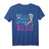 Auf zu neuen Ufern Meerjungfrau Delfin T-Shirt – Lustiges Schulstart Geschenk für Schulkind, Kindergartenabschied & Geburtstagsfeier