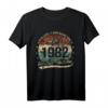 Geburtstag Vintage April 1982 - Legendäres Retro T-Shirt für Männer und Frauen, perfekte Geburtstagsidee für Söhne, Töchter, Brüder, Schwestern, Tanten und Onkel