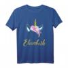 Elisabeth Namen Geschenk - Süßes Einhorn T-Shirt für Mädchen und Damen, Perfekt für Geburtstagsfeiern und Einhorn-Partys