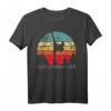 Vintage Taekwondo TKD-Kampfkunst-Tochter T-Shirt - Retro Sonnenuntergang Design, Perfektes Geschenk für Ihre Tochter im Kampfsport