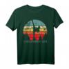 Vintage Taekwondo TKD-Kampfkunst-Tochter T-Shirt - Retro Sonnenuntergang Design, Perfektes Geschenk für Ihre Tochter im Kampfsport