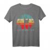 Vintage Taekwondo TKD-Kampfkunst-Tochter T-Shirt - Retro Sonnenuntergang Design, Perfektes Geschenk für Ihre Tochter im Kampfsport