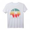 Vintage Taekwondo TKD-Kampfkunst-Tochter T-Shirt - Retro Sonnenuntergang Design, Perfektes Geschenk für Ihre Tochter im Kampfsport