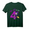 Kinder Mädchen 4 Jahre Hex Hex Ich bin 4. Hexe T-Shirt – Perfekt für den Kindergeburtstag, Party & Geburtstagsfeier