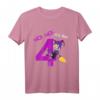 Kinder Mädchen 4 Jahre Hex Hex Ich bin 4. Hexe T-Shirt – Perfekt für den Kindergeburtstag, Party & Geburtstagsfeier