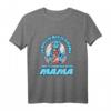 Kinder T-Shirt mit Spruch 'Ich versuche mich zu benehmen aber komme nach meiner Mama' – Lustiges Dino Motiv für Geburtstag, Familie & Freunde