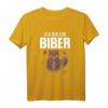 Witziges Ich bin ein Biber Comic Illustration Design T-Shirt – Perfekt für Tierfreunde, Fasching & als Geschenk für Kinder, Mama & Freunde