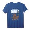 Witziges Ich bin ein Biber Comic Illustration Design T-Shirt – Perfekt für Tierfreunde, Fasching & als Geschenk für Kinder, Mama & Freunde
