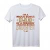 Grunge Stolz Vater Bonus Tochter Glücklich Vatertag T-Shirt – Lustiges Geschenk für Bonusväter, Großväter & Familienmitglieder