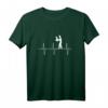 Papa Tochter Partnerlook mit Herzschlag Vatertag T-Shirt – Persönliches Familiengeschenk für den ersten Vatertag & besondere Anlässe