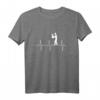 Papa Tochter Partnerlook mit Herzschlag Vatertag T-Shirt – Persönliches Familiengeschenk für den ersten Vatertag & besondere Anlässe
