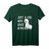 Just A Girl Who Loves Alpacas - Lustiges Lama Alpaka Kostüm T-Shirt für Frauen, Mädchen & Alpaca Fans als Geschenk für Geburtstag & Weihnachten
