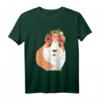 Blumenkranz Meerschweinchen Kleidung Geschenk - Lustiges T-Shirt für Meerschweinchenliebhaber, perfekt zum Tag des Meerschweinchens, Geburtstag & Weihnachten