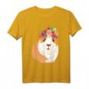 Blumenkranz Meerschweinchen Kleidung Geschenk - Lustiges T-Shirt für Meerschweinchenliebhaber, perfekt zum Tag des Meerschweinchens, Geburtstag & Weihnachten