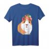 Blumenkranz Meerschweinchen Kleidung Geschenk - Lustiges T-Shirt für Meerschweinchenliebhaber, perfekt zum Tag des Meerschweinchens, Geburtstag & Weihnachten