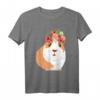 Blumenkranz Meerschweinchen Kleidung Geschenk - Lustiges T-Shirt für Meerschweinchenliebhaber, perfekt zum Tag des Meerschweinchens, Geburtstag & Weihnachten