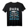 Papa und Tochter Partnerlook T-Shirt mit Spruch - Perfektes Vatertags- und Geburtstagsgeschenk für stolze Väter und Töchter
