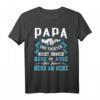 Papa und Tochter Partnerlook T-Shirt mit Spruch - Perfektes Vatertags- und Geburtstagsgeschenk für stolze Väter und Töchter
