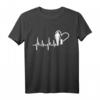Vater und Tochter Herzschlag EKG Papa T-Shirt - Persönliches Partnerlook Motiv für Vatertag und Geburtstag