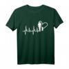 Vater und Tochter Herzschlag EKG Papa T-Shirt - Persönliches Partnerlook Motiv für Vatertag und Geburtstag