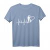 Vater und Tochter Herzschlag EKG Papa T-Shirt - Persönliches Partnerlook Motiv für Vatertag und Geburtstag