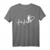 Vater und Tochter Herzschlag EKG Papa T-Shirt - Persönliches Partnerlook Motiv für Vatertag und Geburtstag