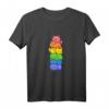Gay Pride Cat Kawaii Anime Regenbogen Flagge T-Shirt – Niedliches Katzen-Design für LGBTQ, Geburtstage, Weihnachten & Feiertage