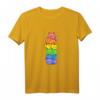 Gay Pride Cat Kawaii Anime Regenbogen Flagge T-Shirt – Niedliches Katzen-Design für LGBTQ, Geburtstage, Weihnachten & Feiertage