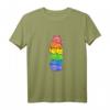 Gay Pride Cat Kawaii Anime Regenbogen Flagge T-Shirt – Niedliches Katzen-Design für LGBTQ, Geburtstage, Weihnachten & Feiertage