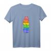 Gay Pride Cat Kawaii Anime Regenbogen Flagge T-Shirt – Niedliches Katzen-Design für LGBTQ, Geburtstage, Weihnachten & Feiertage