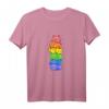 Gay Pride Cat Kawaii Anime Regenbogen Flagge T-Shirt – Niedliches Katzen-Design für LGBTQ, Geburtstage, Weihnachten & Feiertage