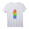 Gay Pride Cat Kawaii Anime Regenbogen Flagge T-Shirt – Niedliches Katzen-Design für LGBTQ, Geburtstage, Weihnachten & Feiertage