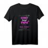 Vater Tochter Spruch Sorry Jungs Papa sagt keine Dates T-Shirt – Lustiges Geburtstags- und Weihnachtsgeschenk für Mädchen und Frauen